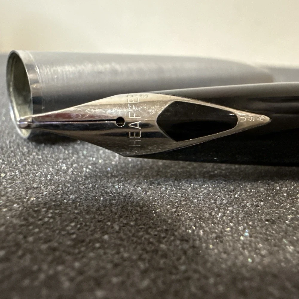 Vintage Sheaffer 444 Pen: Epic Inlaid Nib‎ & Snap-Action Clutch! USA